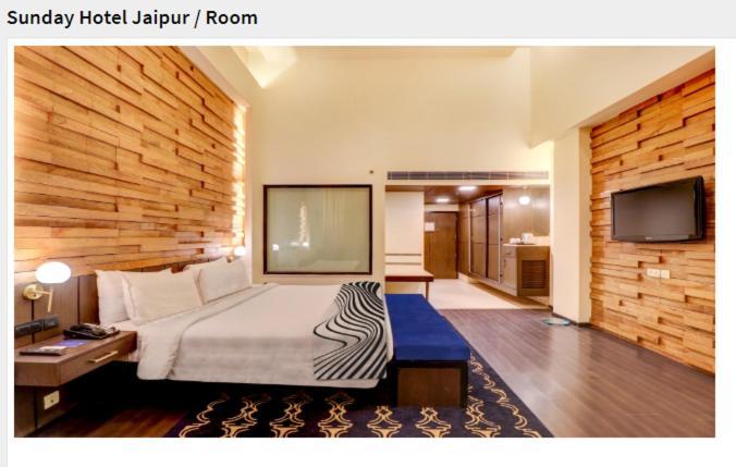 Sunday Hotel Jaipur Eksteriør bilde